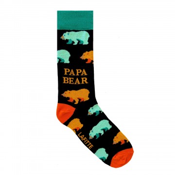 Socks | Papa Bear | Black